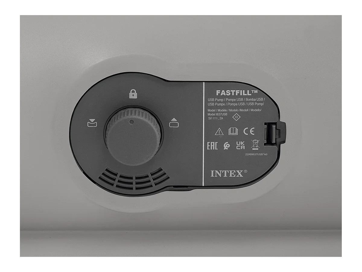 Materasso Gonfiabile Matrimoniale Prestige Mid-Rise - Grigio - 152 x 203 x 30 cm