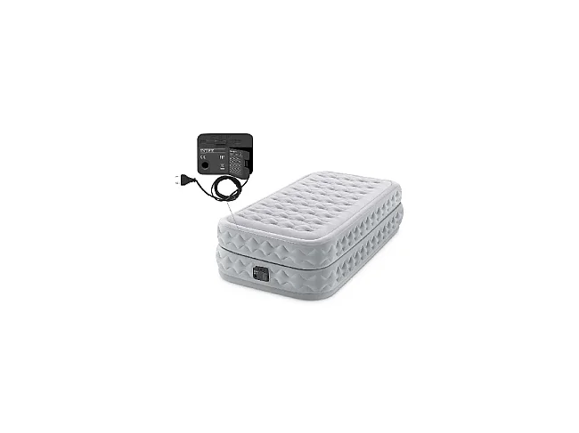 Materasso Gonfiabile Matrimoniale Supreme Air-Flow - Grigio - 99 x 191 x 51 cm