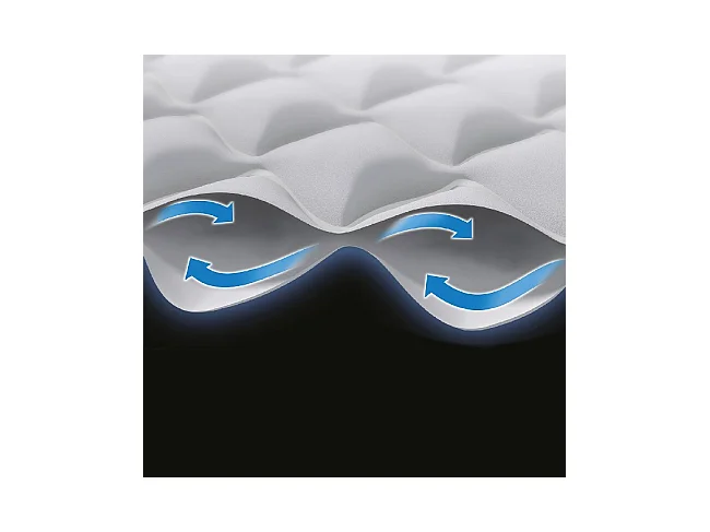 Materasso Gonfiabile Matrimoniale Supreme Air-Flow - Grigio - 99 x 191 x 51 cm