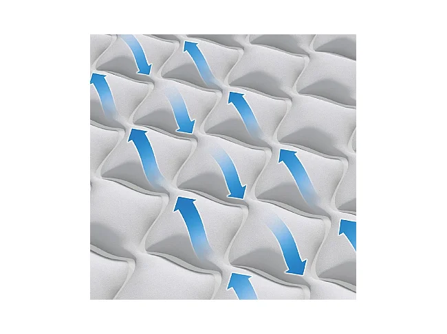 Materasso Gonfiabile Matrimoniale Supreme Air-Flow - Grigio - 99 x 191 x 51 cm