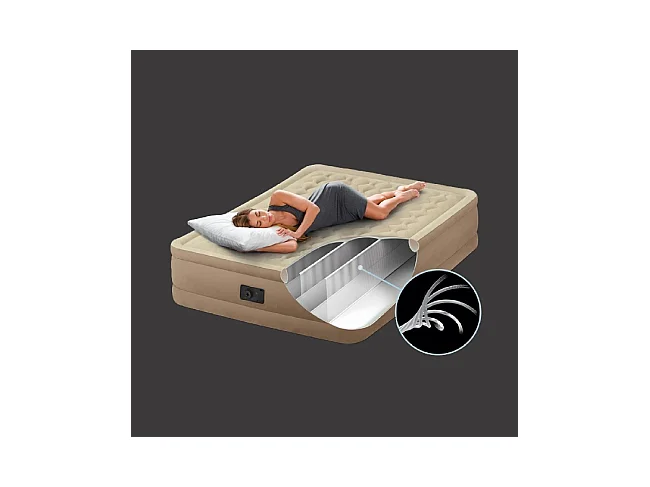 Matelas Gonflable 2 Personnes "Airbed" 203cm Beige