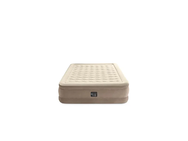 Materasso Gonfiabile Matrimoniale Ultra Plush - Beige - 152 x 203 x 46 cm