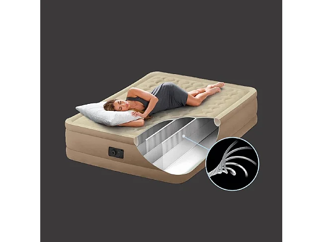 Matelas Gonflable 2 Personnes "Airbed" 203cm Beige