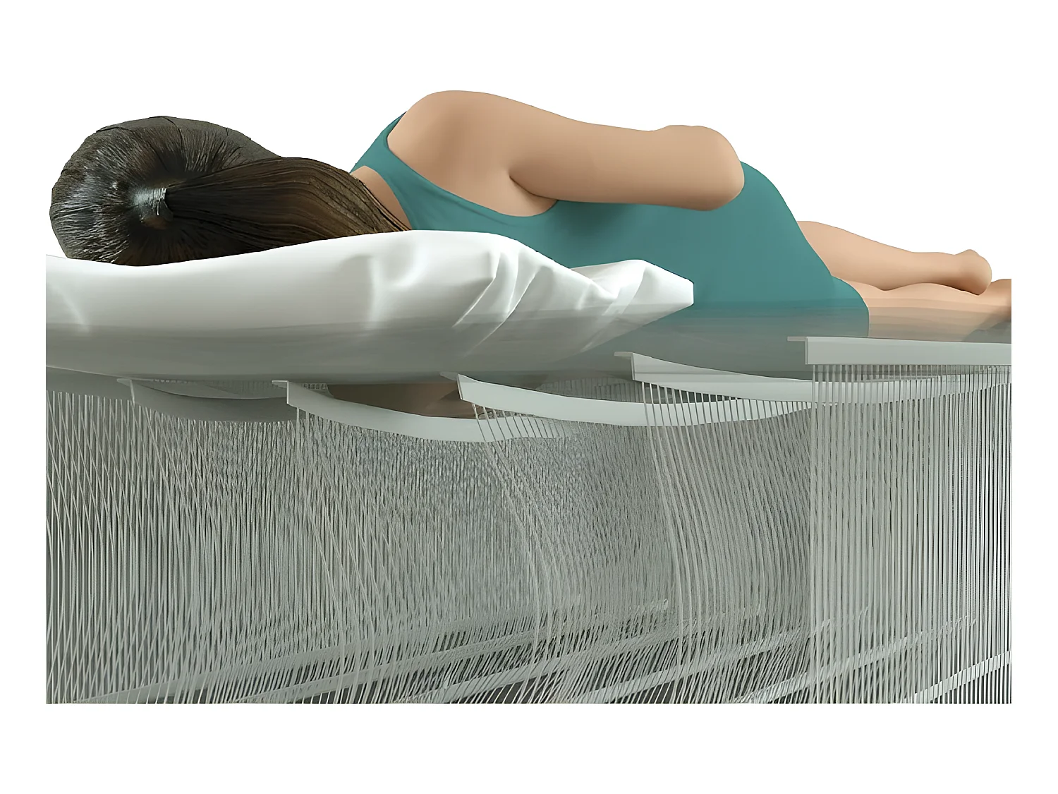 Matelas Gonflable Électrique 1 Place "Midrise" 191cm Gris