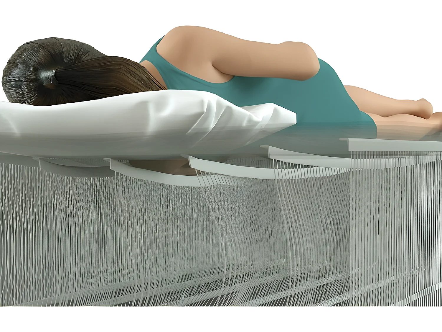 Matelas Gonflable Électrique 1 Place "Midrise" 191cm Gris