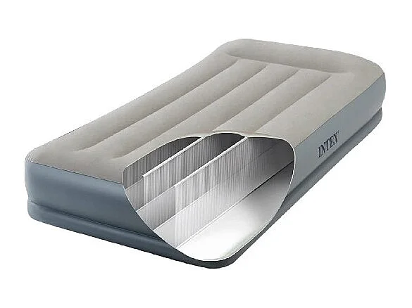 Matelas Gonflable Électrique 1 Place "Midrise" 191cm Gris