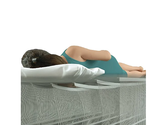 Materasso Gonfiabile Singolo Classic Downy - Blu - 99 x 191 x 25 cm