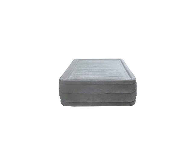 Materasso Gonfiabile Matrimoniale Comfort-Plush High-Rise - Grigio - 152 x 203 x 56 cm