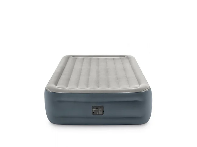 Materasso Gonfiabile Matrimoniale Essential Rest - Grigio - 152 x 203 x 46 cm