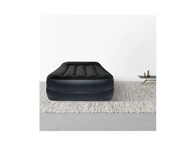 Matelas Gonflable Électrique 1 Place "Fibertech" Bleu