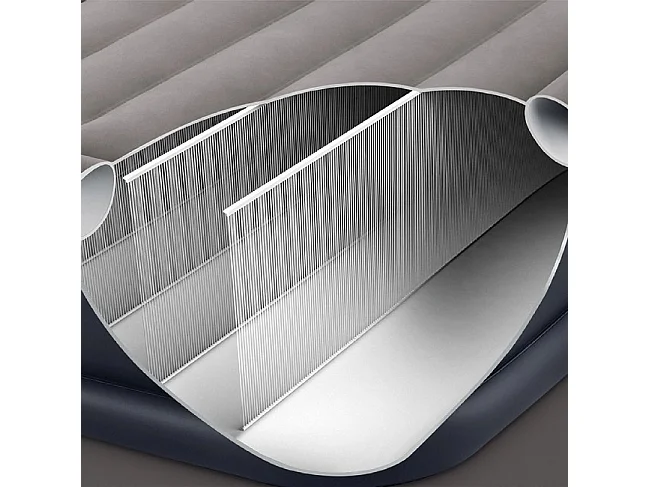 Matelas 1 Place Total - Gris - 99x191x42 cm - Intex