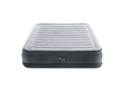 Matelas Gonflable Électrique 2 Places "Confort" 191cm Gris Clair