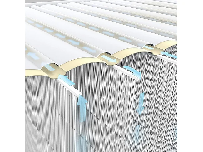 Matelas Gonflable Électrique 2 Places "Confort" 191cm Gris Clair