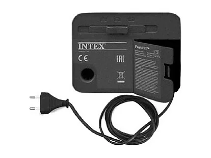 Matelas Gonflable Électrique 2 Places "Confort" 191cm Gris Clair