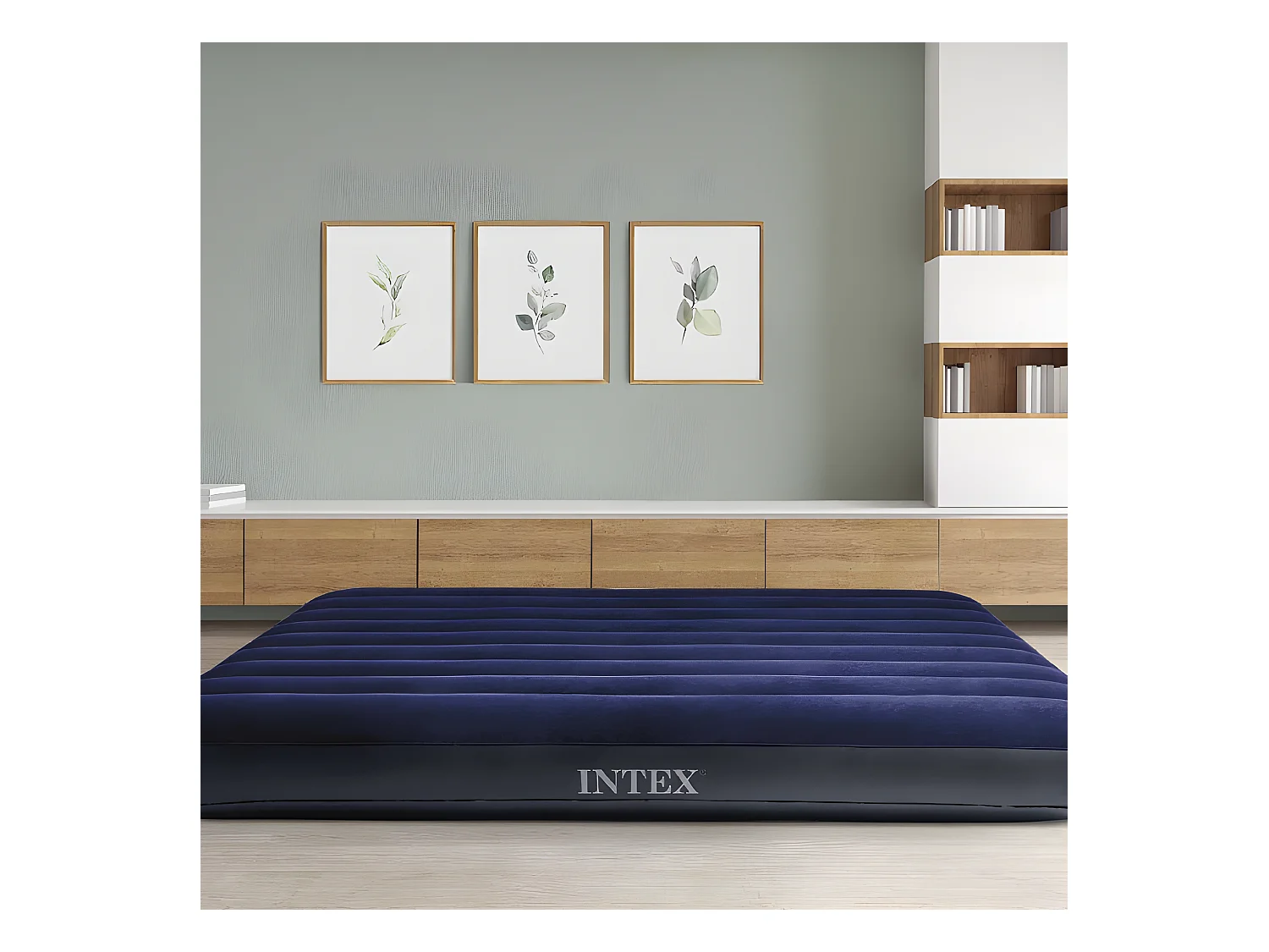 Colchón hinchable doble con tecnología Fiber Tech 183x203x25 cm