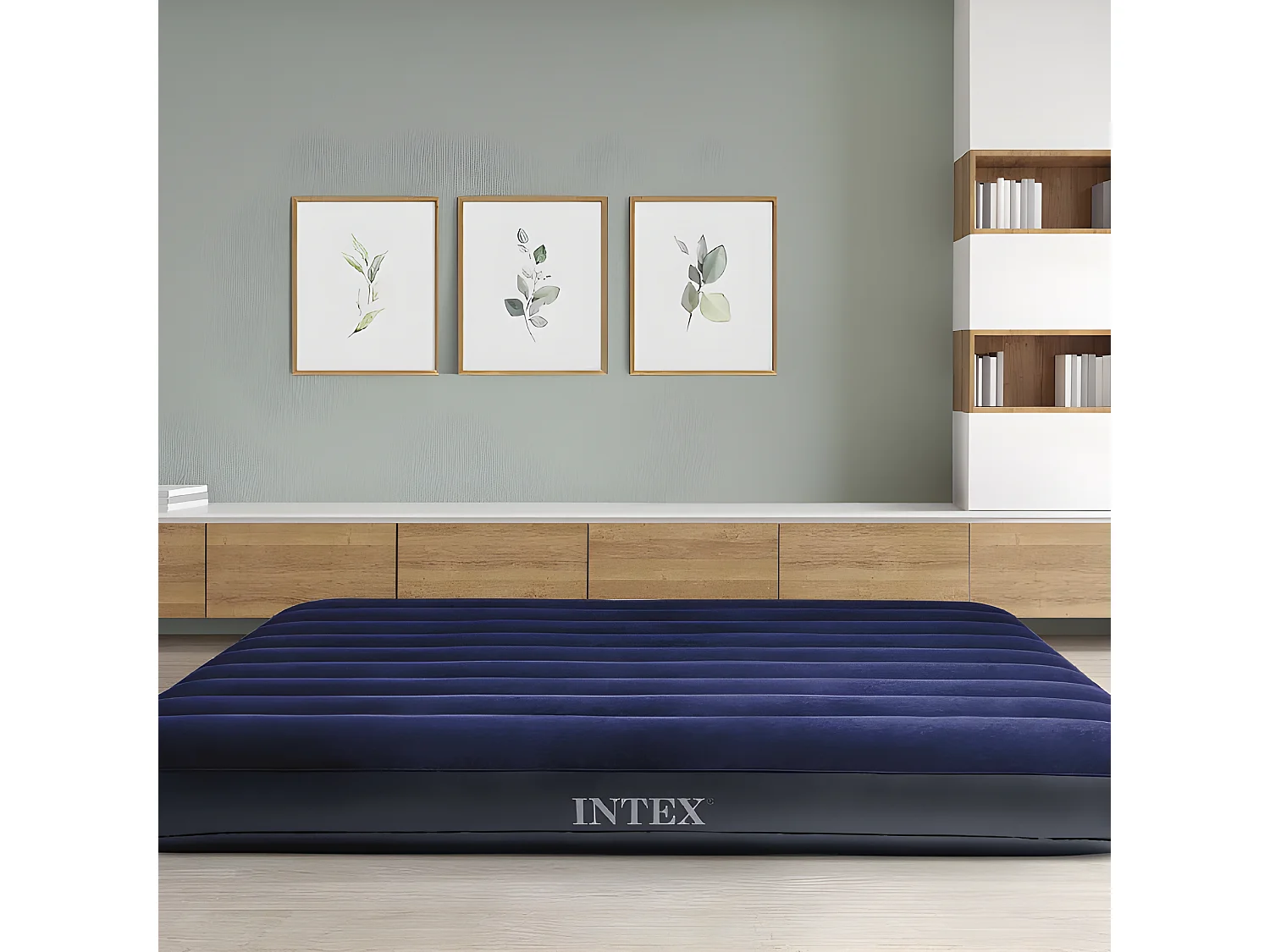 Colchão inflável duplo com tecnologia Fiber Tech 183x203x25 cm