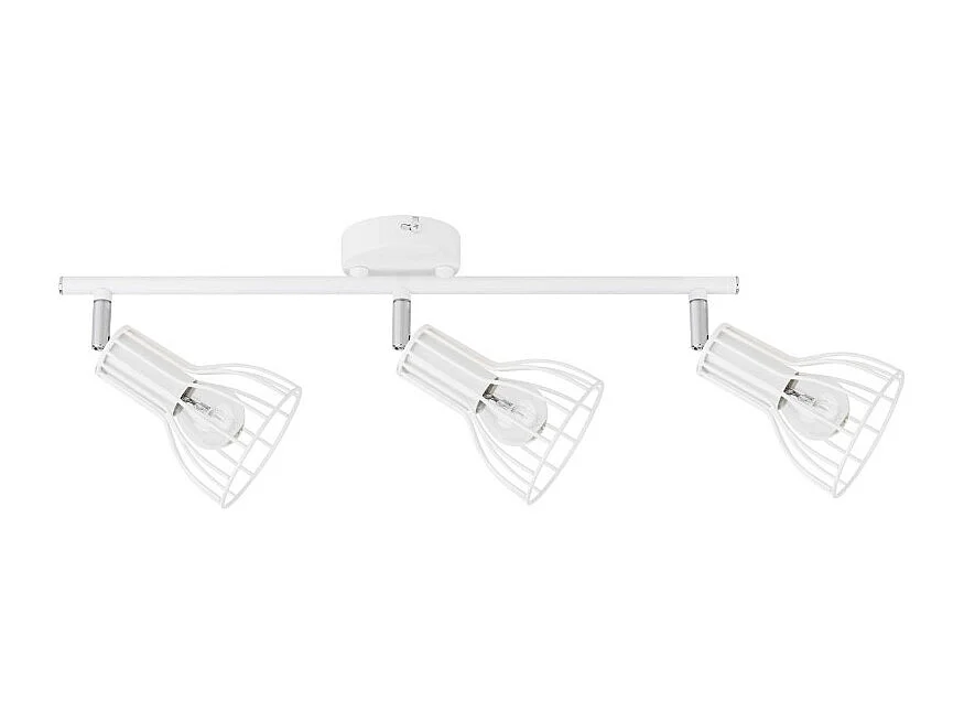 Faretto Megan - Cromo, Bianco - 13 x 9,5 x 14,5 cm