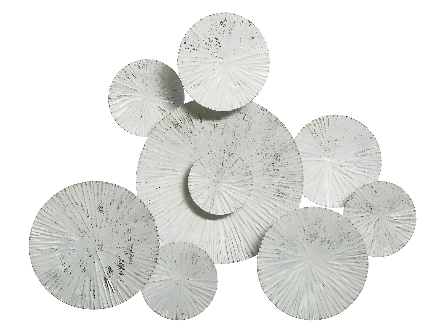 Décoration Murale 3D - Blanc - 75x7x61 cm - Homemania