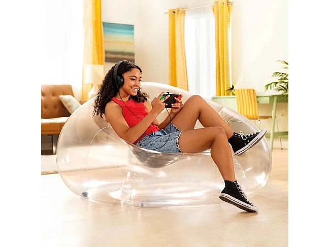 Poltrona GonfiabileComfy - Trasparente - 137 x 127 x 74 cm