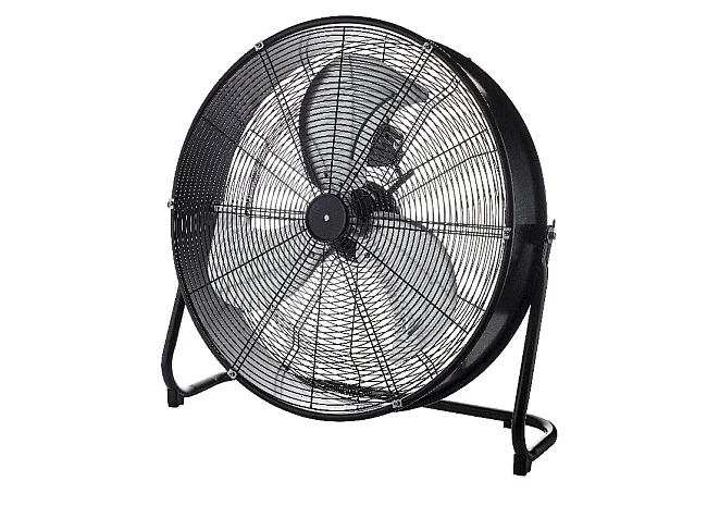 Ventilateur de sol industriel noir 60cm