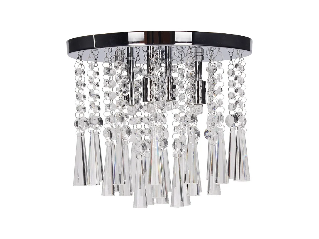 Lampada a Soffitto Luxoria - Cromo - 105 x 10 x 21 cm