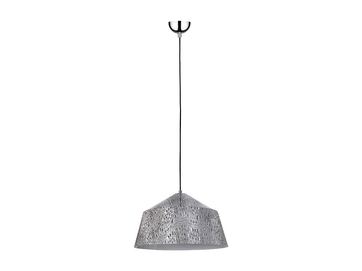 Lampe Suspension Design "Droplet" 41cm Argent