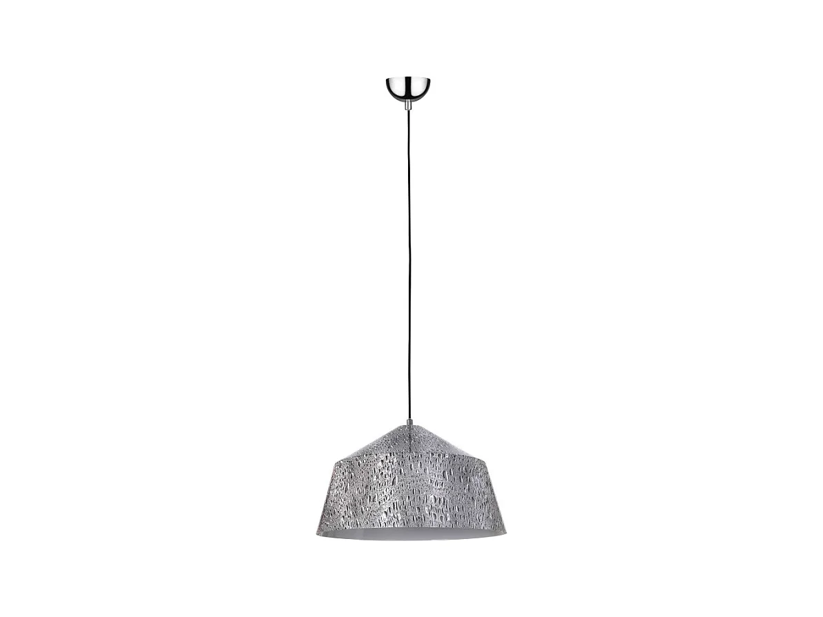 Lampe Suspension Design "Droplet" 41cm Argent
