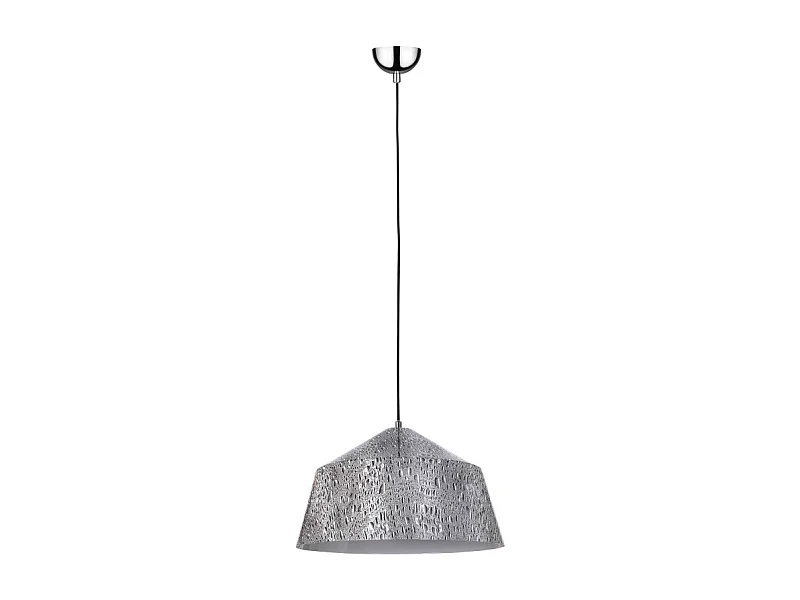 Lampe Suspension Design "Droplet" 41cm Argent