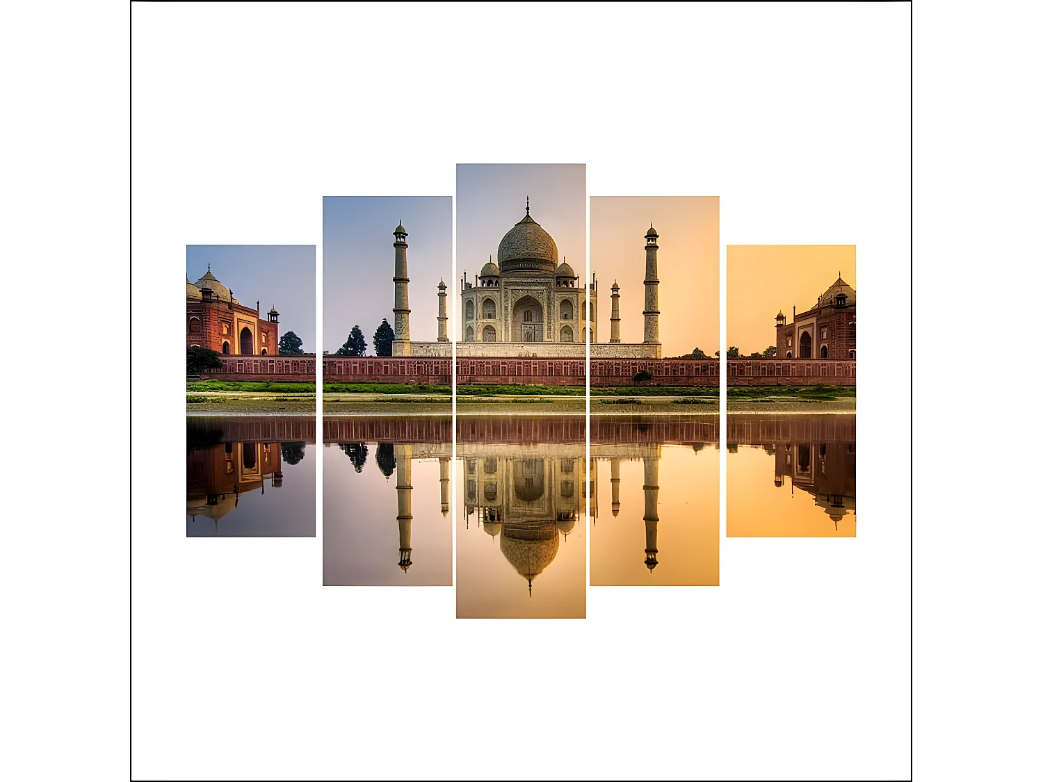 Stampa su Tela Muro - Multicolore - 100 x 2 x 61cm