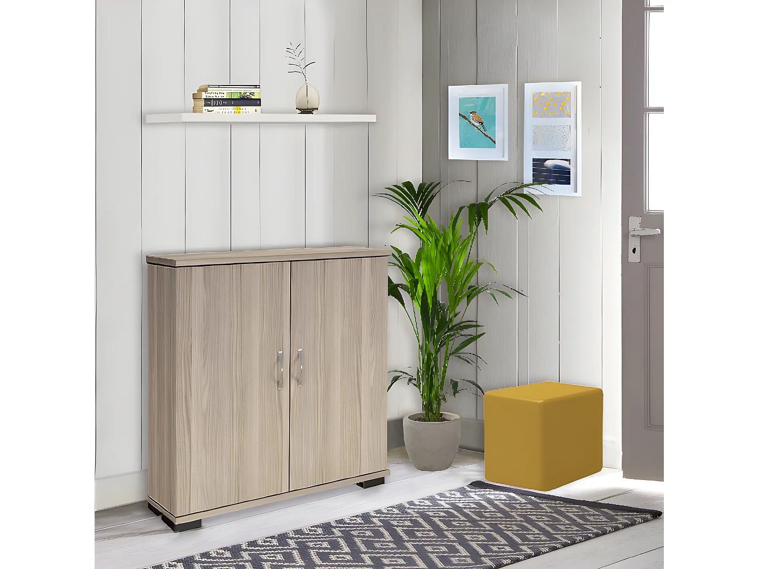 Armoire Multifonctionnelle Salvador - Cordoba - 72x35x79 cm - Homemania