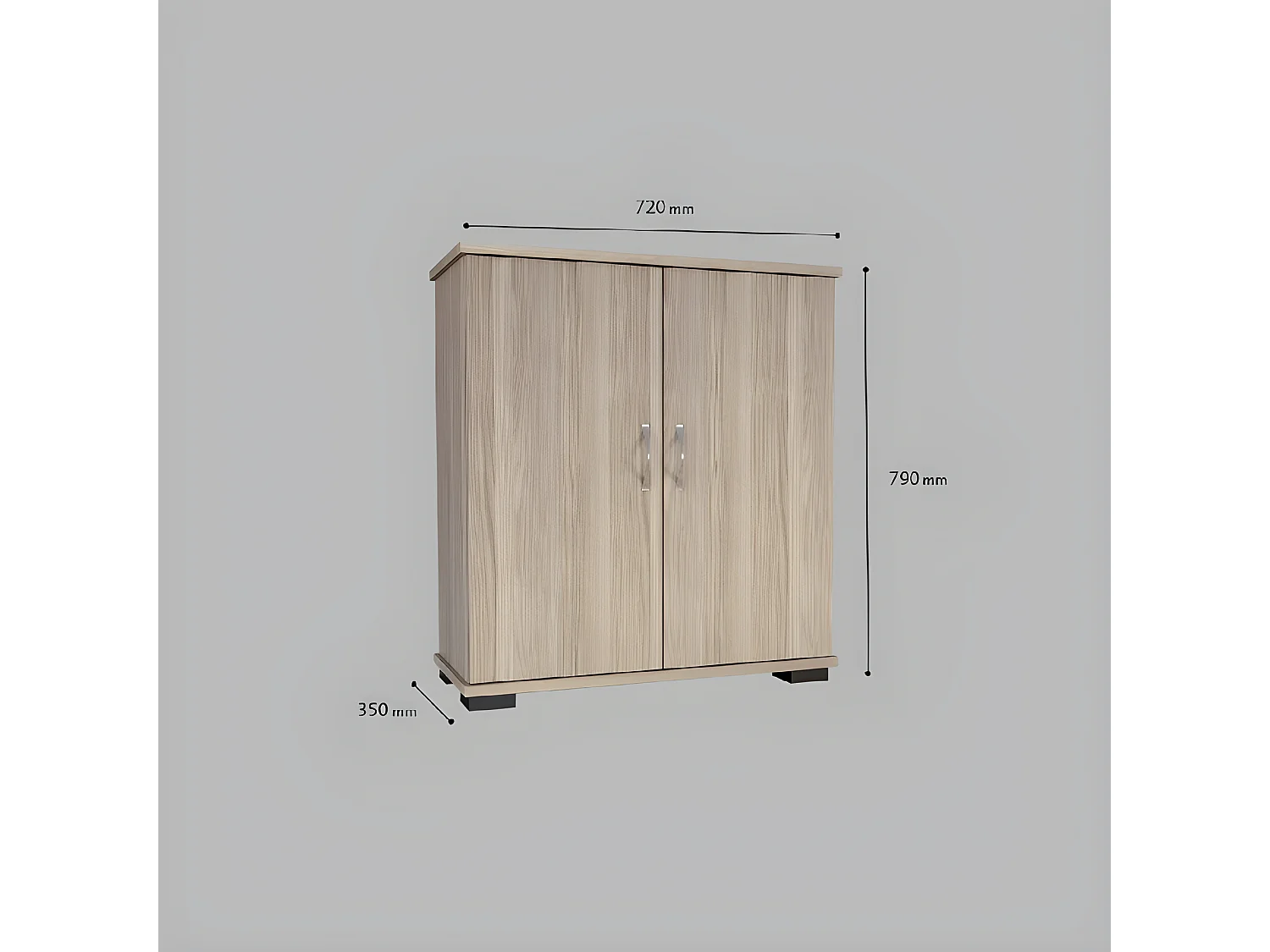 Armoire Multifonctionnelle Salvador - Cordoba - 72x35x79 cm - Homemania