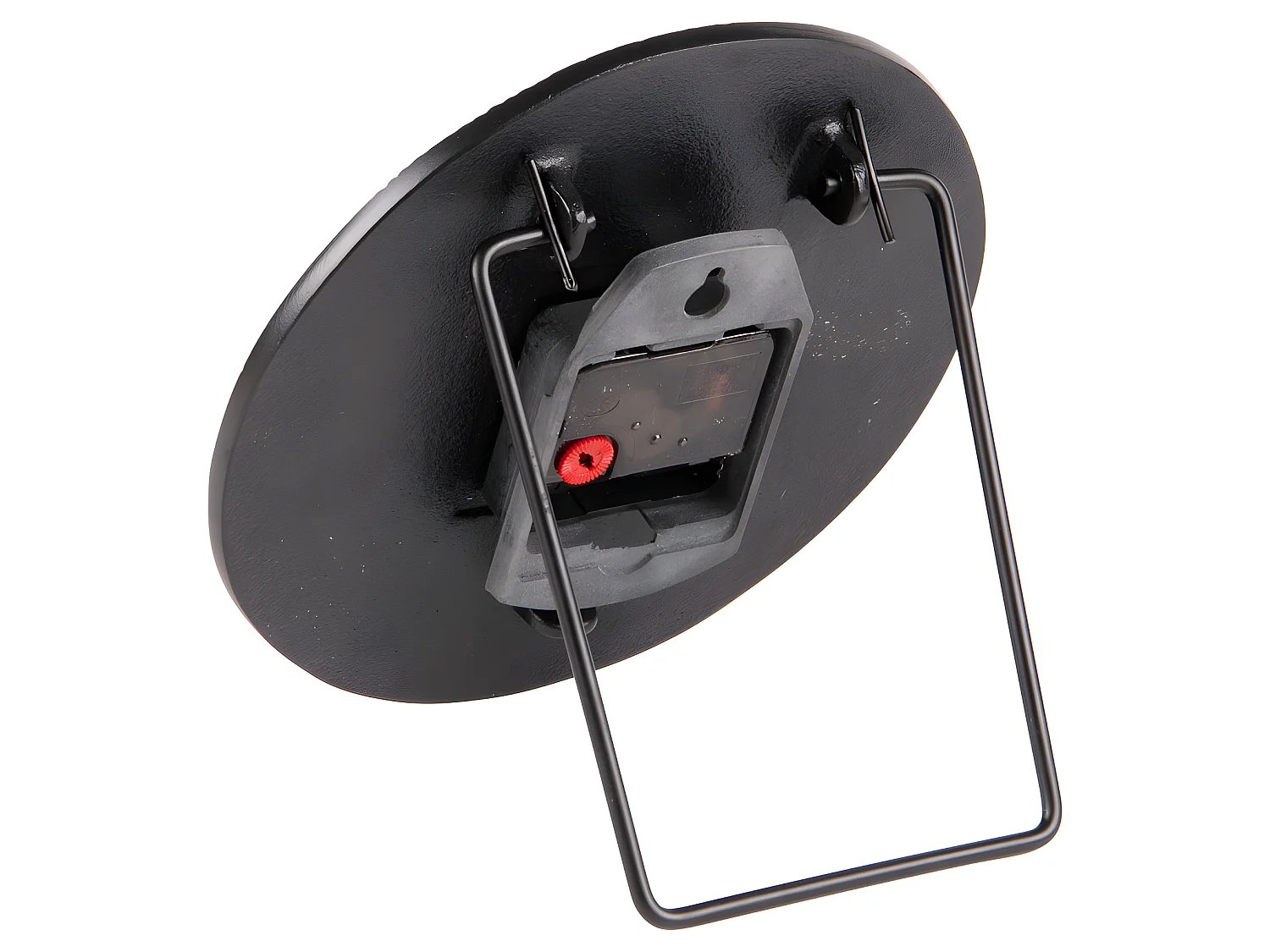 Horloge à poser Soleil noir 25 cm en métal