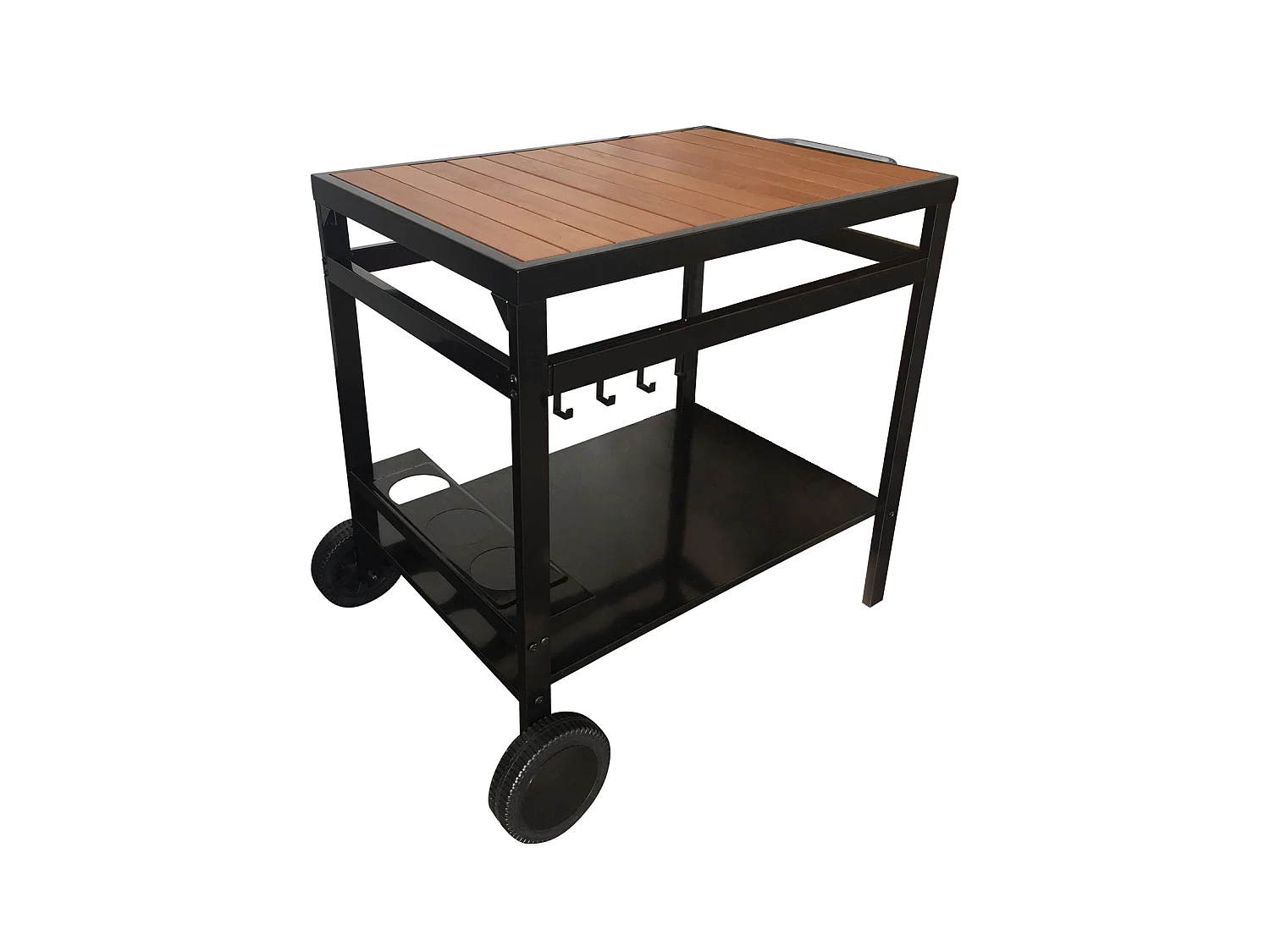 Desserte AVEIRO noire pour plancha - HAPPY GARDEN