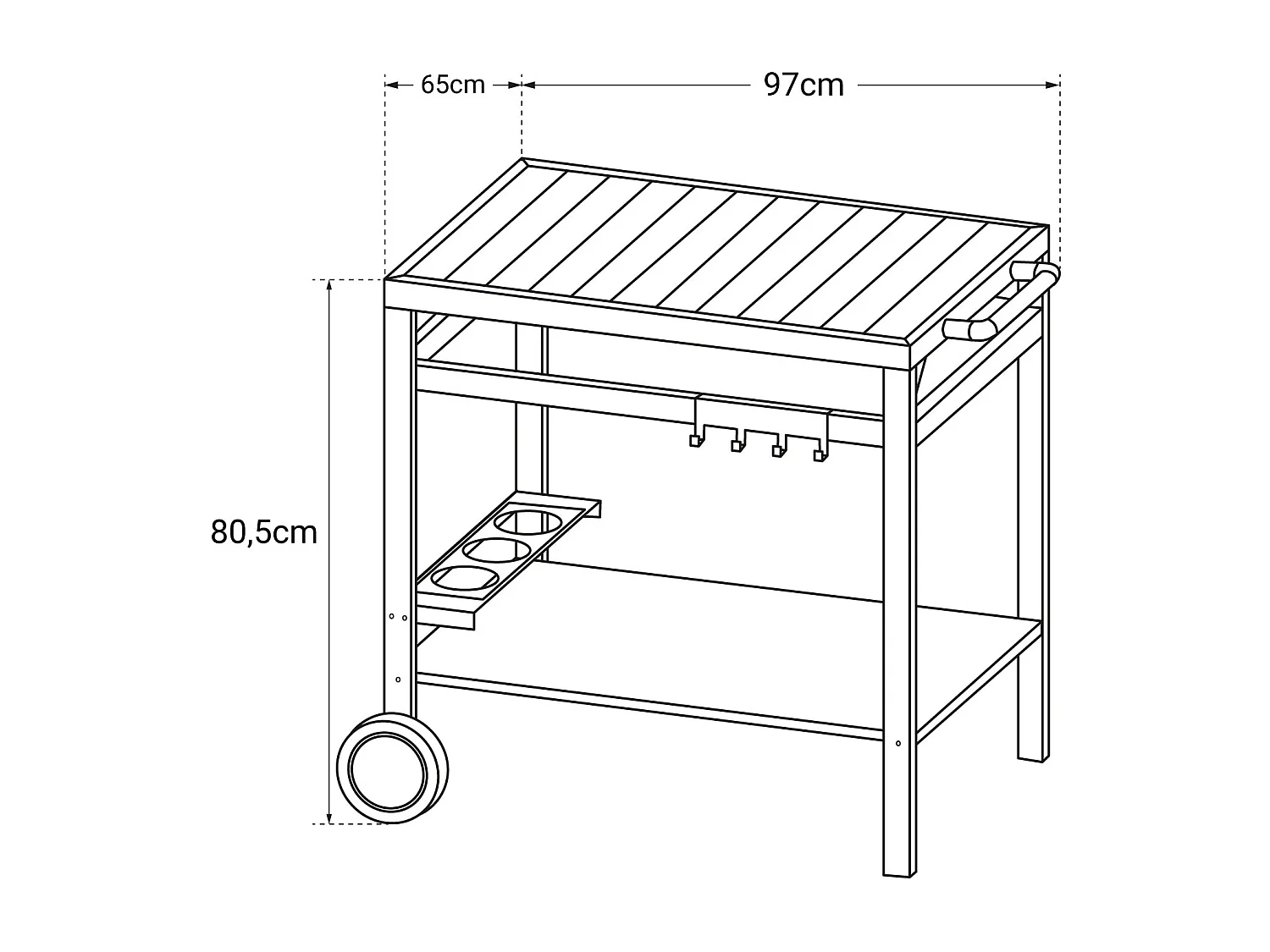 AVEIRO dienblad voor plancha