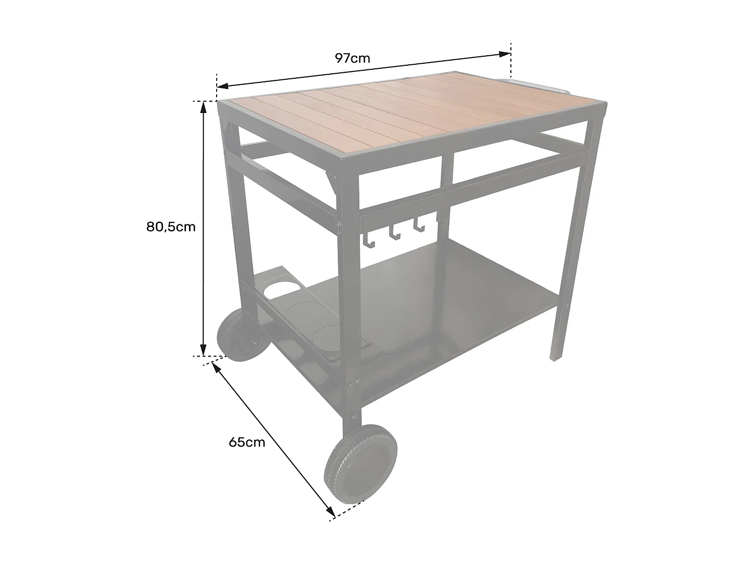 AVEIRO dienblad voor plancha