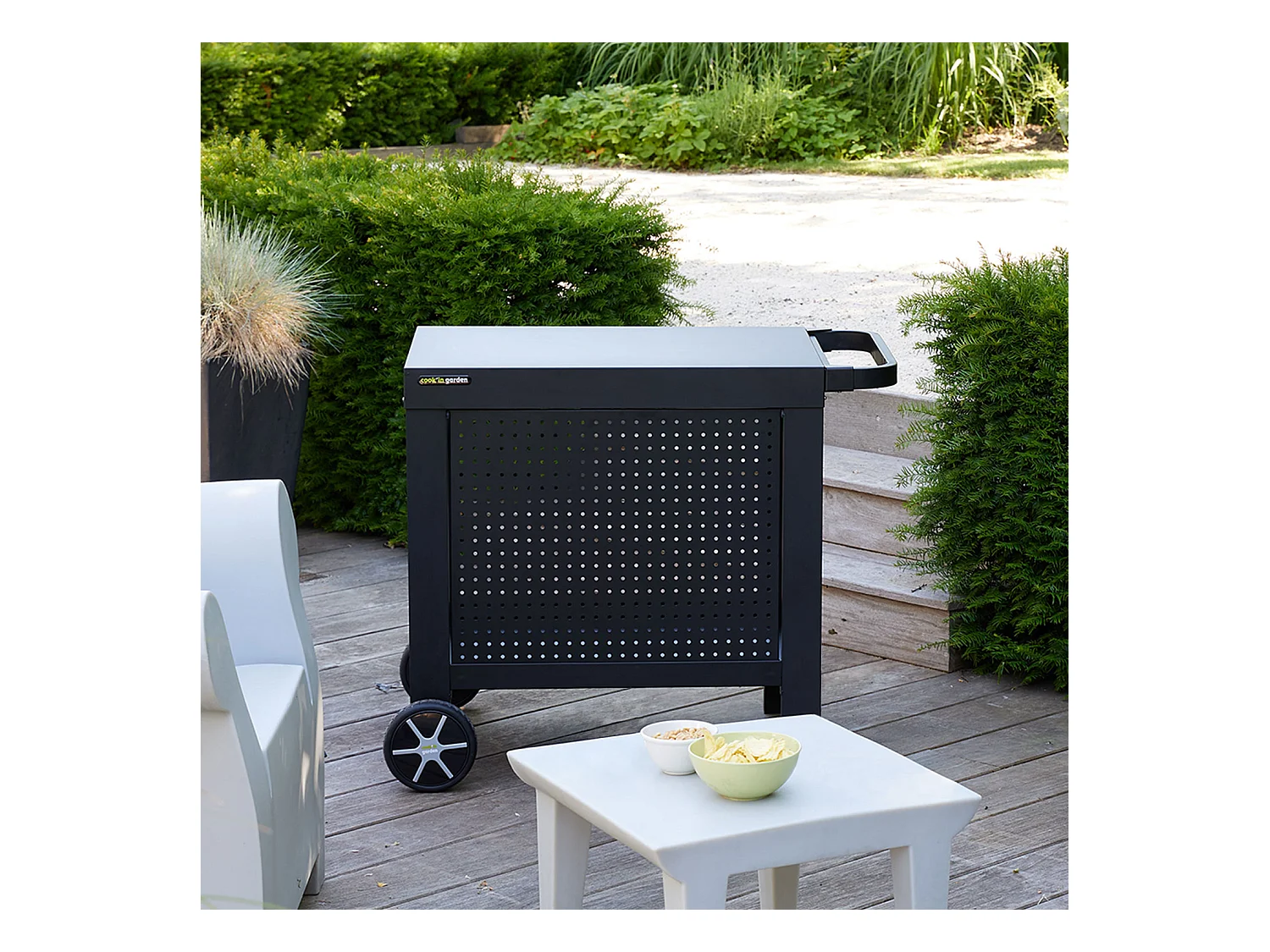 Stolik ogrodowy REVA 80 do Planchy - Praktyczny i Modularny