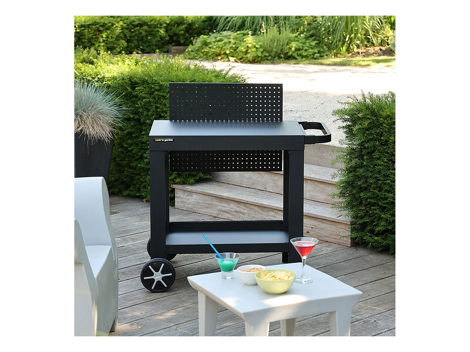 Stolik ogrodowy REVA 80 do Planchy - Praktyczny i Modularny