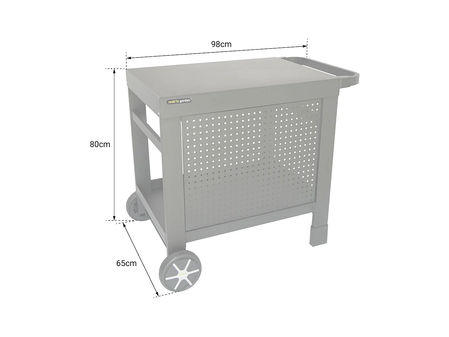 Stolik ogrodowy REVA 80 do Planchy - Praktyczny i Modularny
