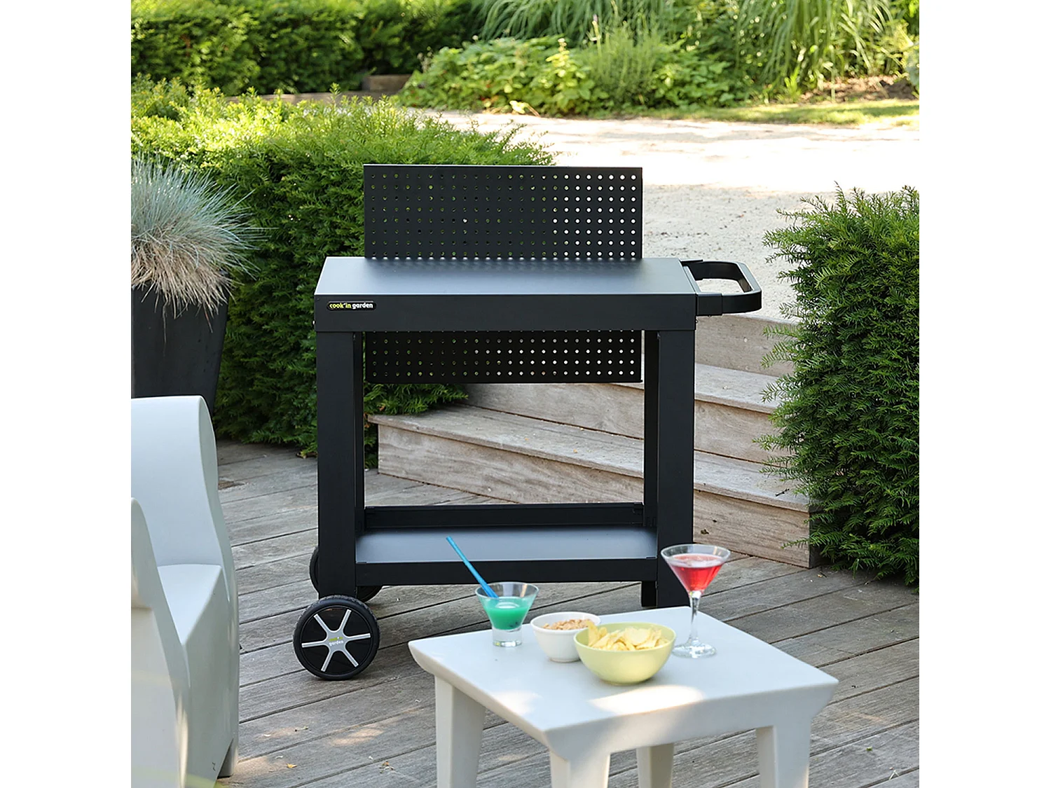 Carrello da Giardino REVA 80 per Plancha - Pratico e Modulare