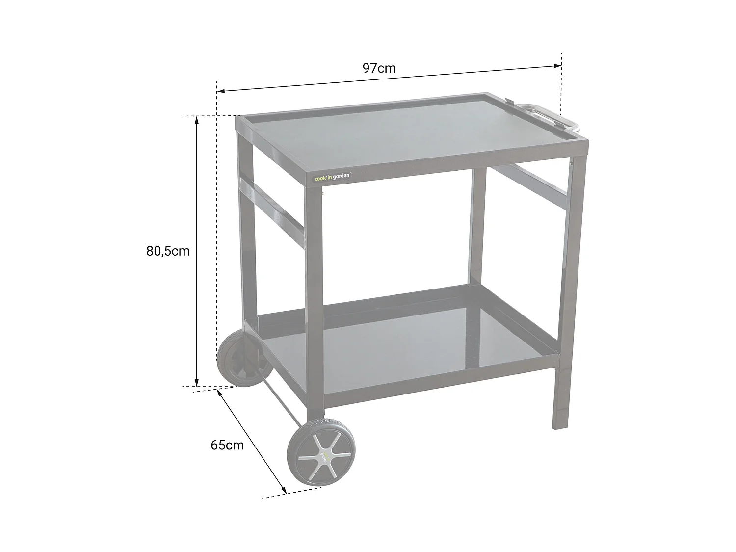 Tavolo a clip per piastra COBAN - COOK'IN GARDEN