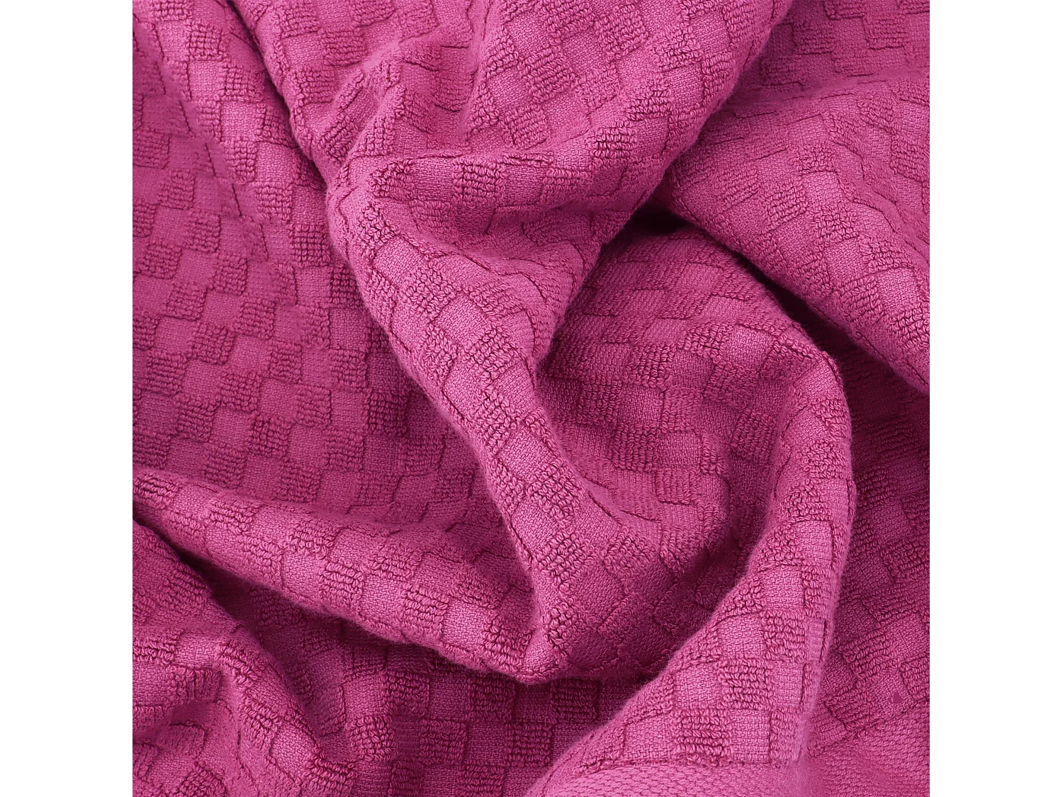 Drap de bain éponge coton 100x170 cm coton DAMA fuchsia