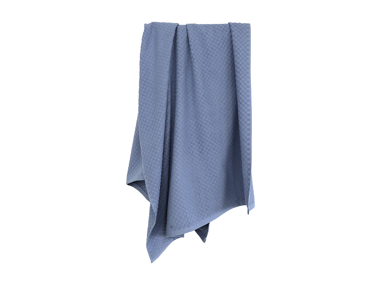 Drap de bain éponge coton 100x170 cm coton DAMA bleu lavande