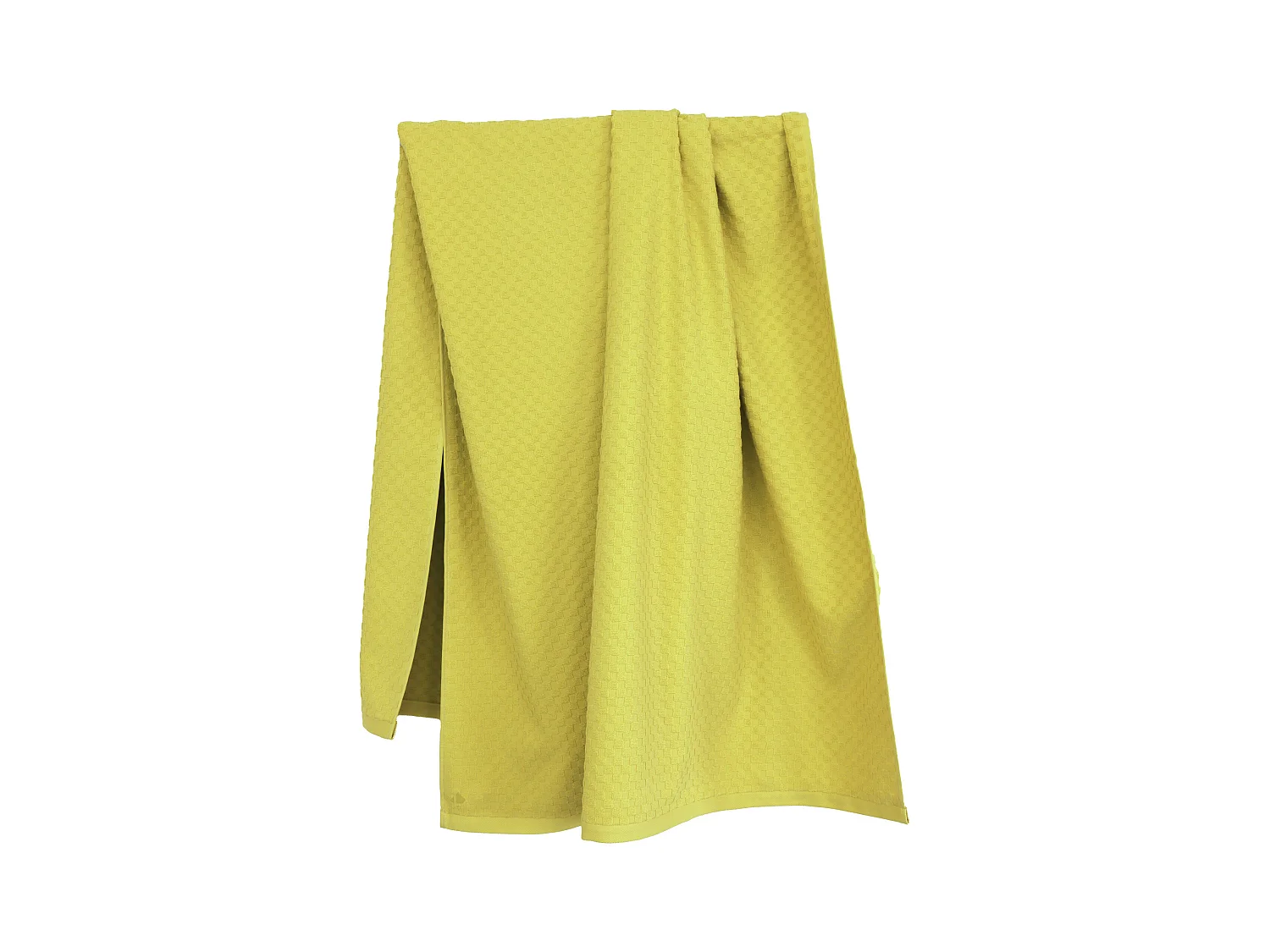 Drap de bain éponge coton 100x170 cm coton DAMA vert chartreuse