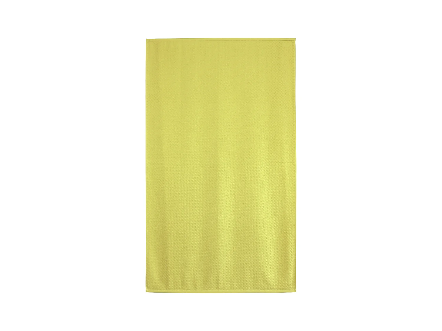 Drap de bain éponge coton 100x170 cm coton DAMA vert chartreuse