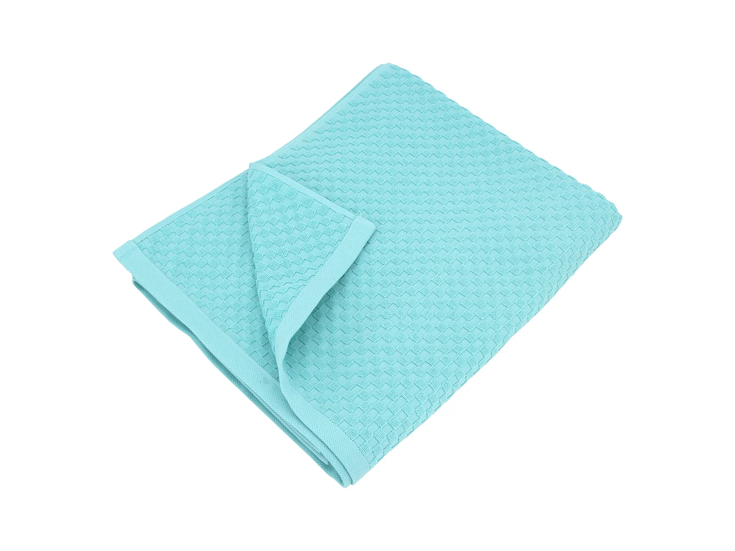 Drap de bain éponge coton 100x170 cm coton DAMA vert opaline