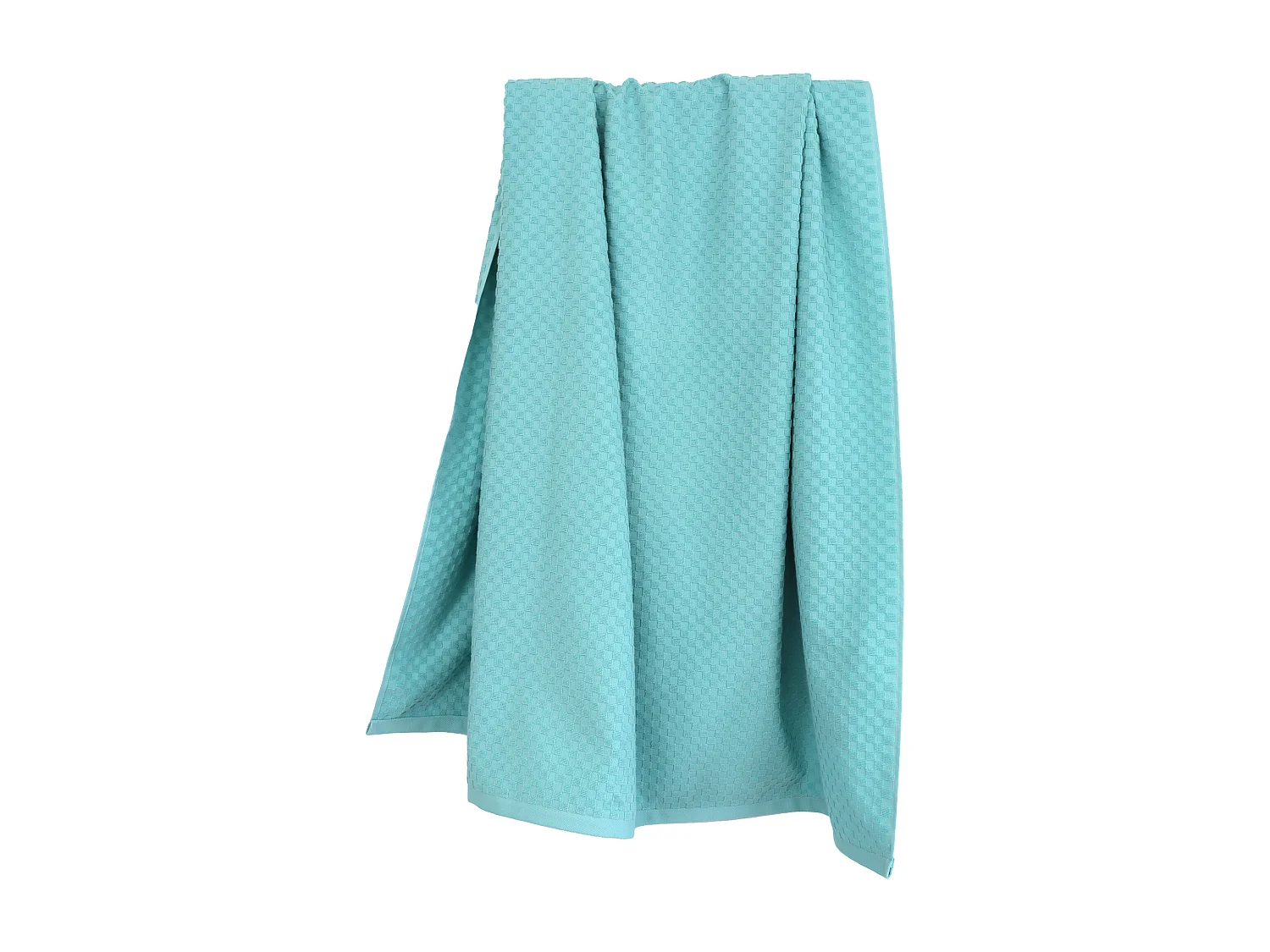 Drap de bain éponge coton 100x170 cm coton DAMA vert opaline