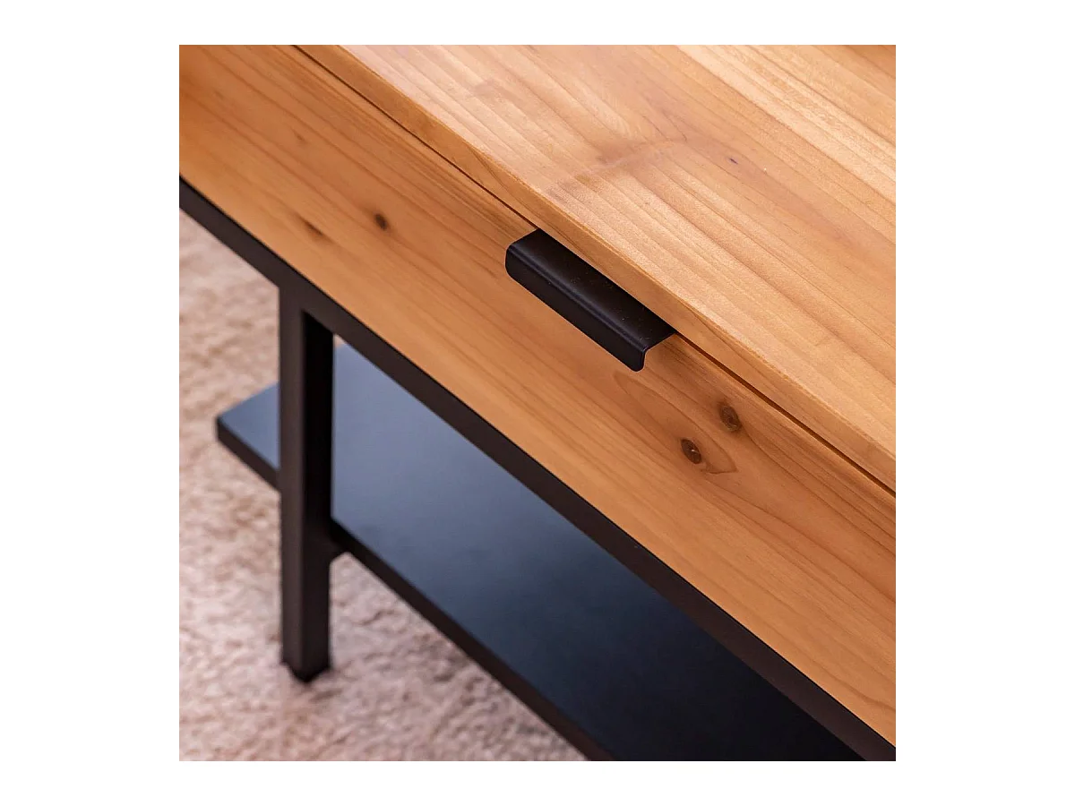 Table basse en bois de sapin Enola