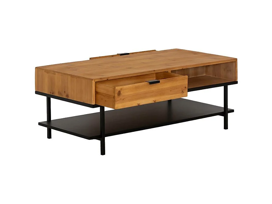 Table basse en bois de sapin Enola