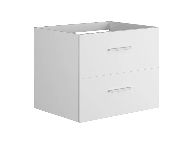 Mueble de baño flotante para lavabo - Color blanco - 60 cm - KAYLA