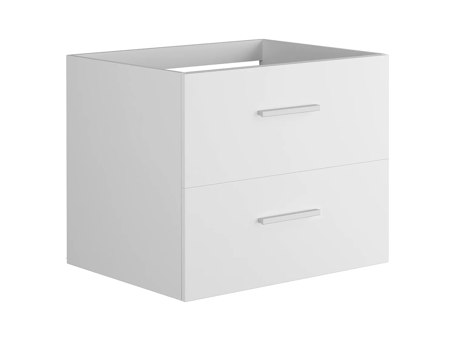 Mueble de baño flotante para lavabo - Color blanco - 60 cm - KAYLA